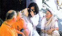 George Harrison in Vrindavan - click to enlarge