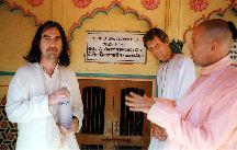 George Harrison in Vrindavan - click to enlarge